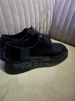 Glossy Luxe Platform Lace-Up Shoes