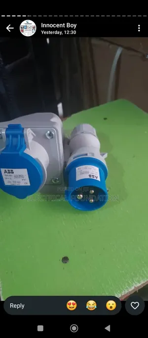 16amps 3 Pin Industrial Socket (ABB)