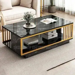 Luxury Faux Marble Center Table Size: 100cm X 50cm