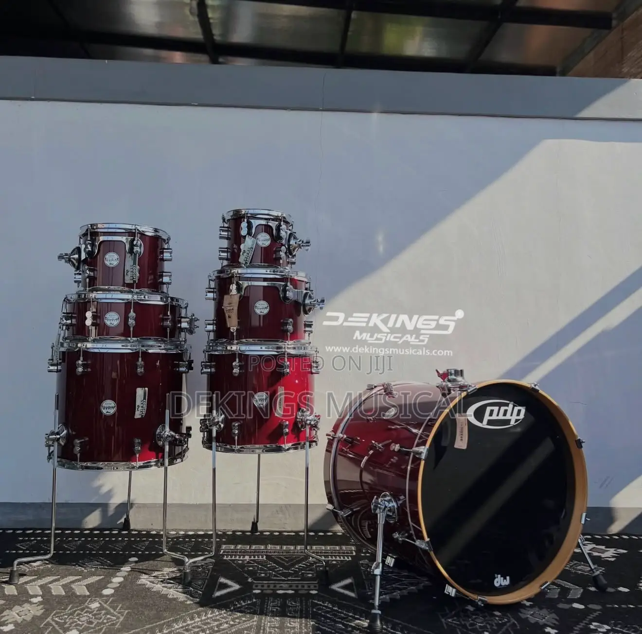 Original PDP by Dw Concept Maple PDP Drum Set 7 Set