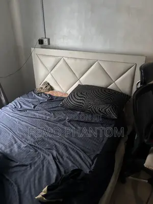 4.5 by 6 Leather Bed Frame