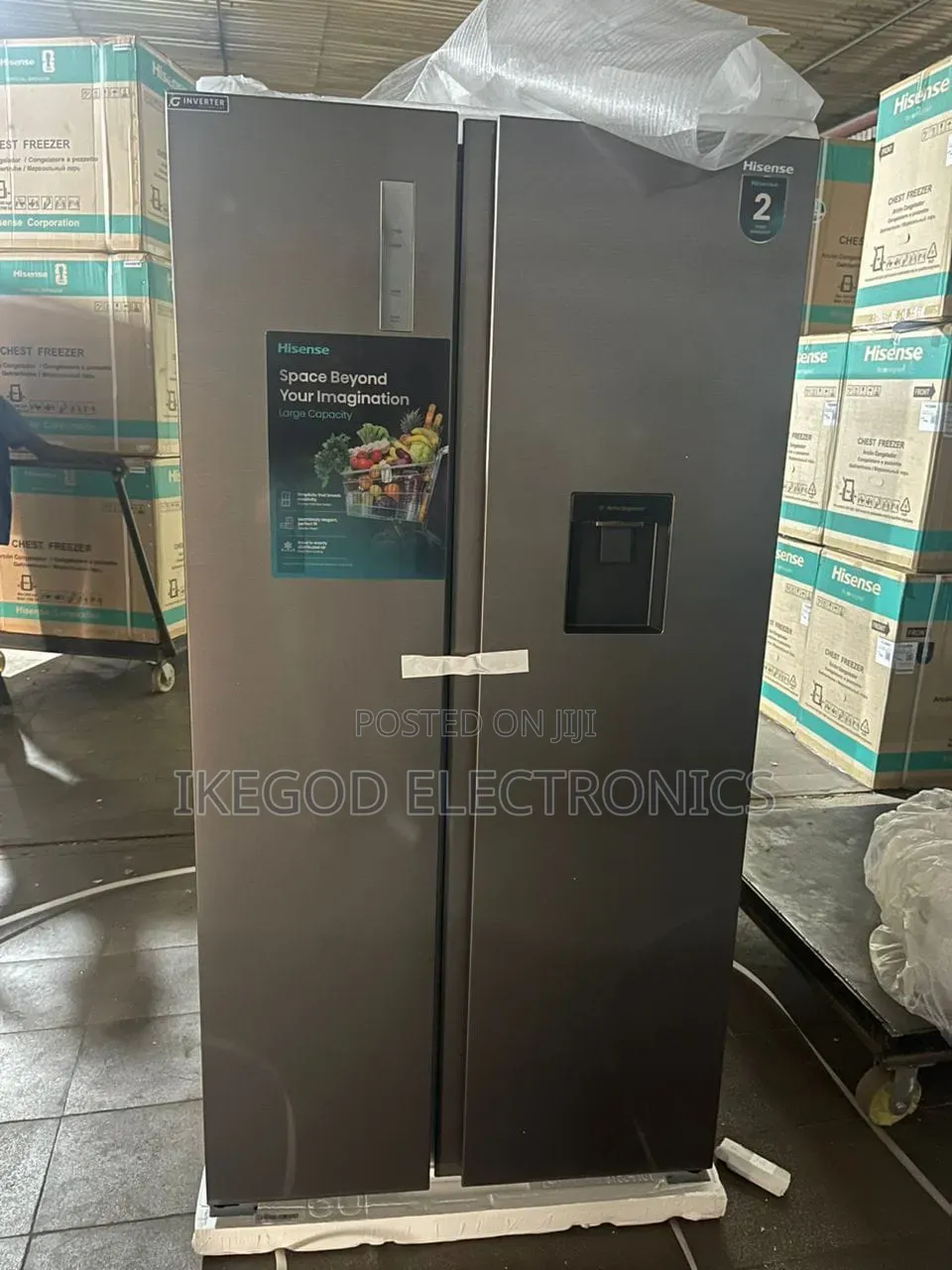 Hisense Side by Side Refrigerator Rc71ws With Dispenser
