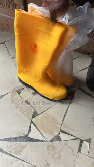 Yellow Safety Rain Boot