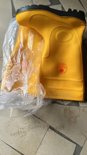 Yellow Safety Rain Boot
