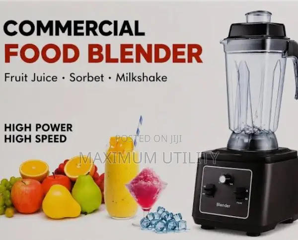COMMERCIAL High Speed Heavy Duty 2 Liters Blender