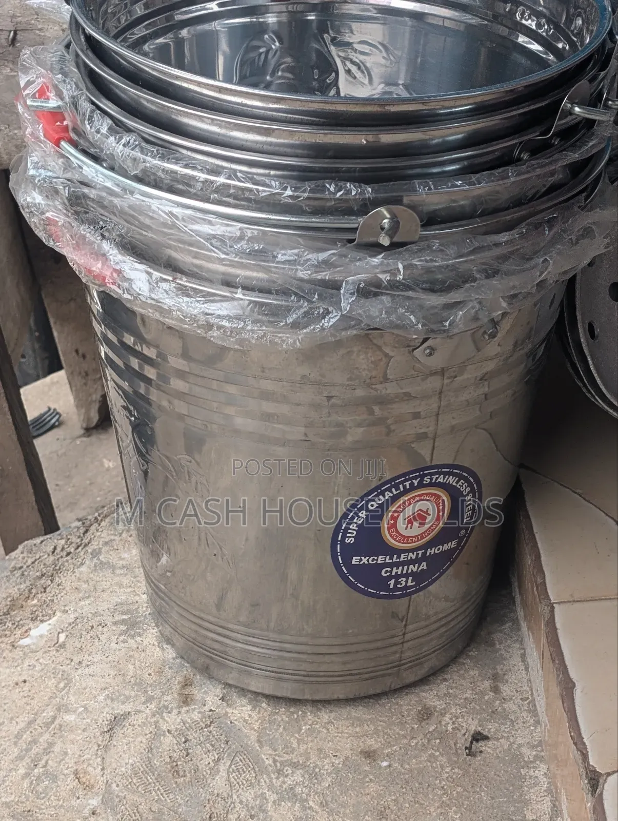 Stainless Steel Iron Bucket