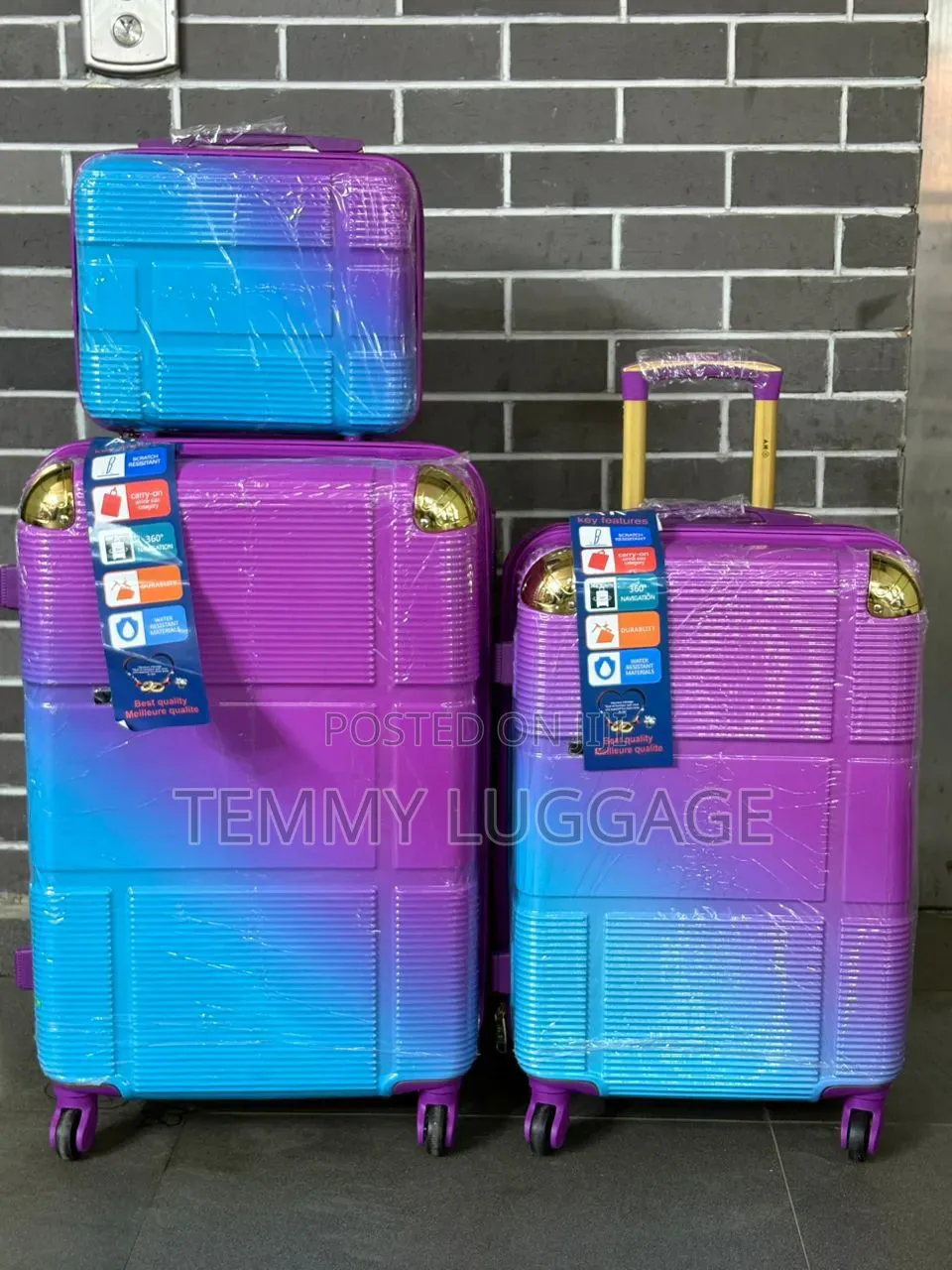 Medium and Small Size Luggage Boxes With Kit