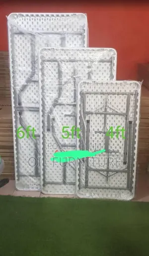 ​Heavy Duty Plastic Foldable Table (4ft, 5ft, 6ft)Portable Event Table