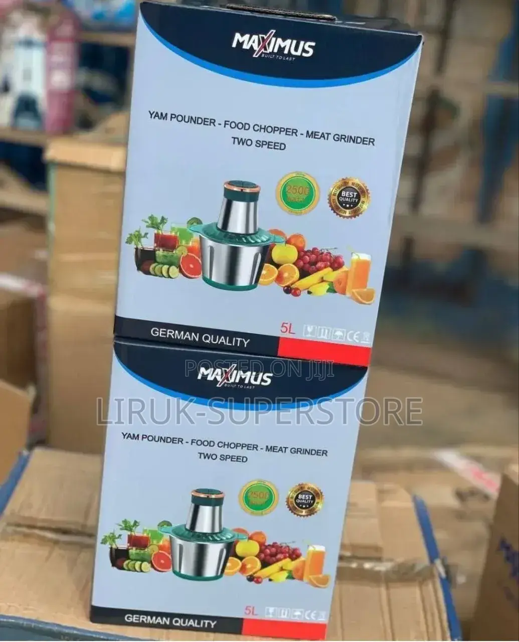 5L Maximus Yam Pounder and Food Processor