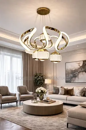 Golden Ball Study Room Led Chandelier Creative
