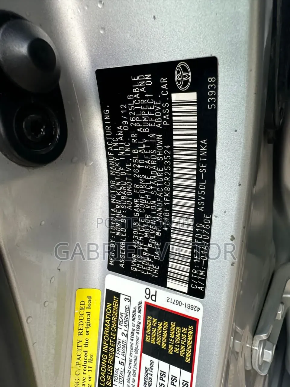 Toyota Camry 2014 Silver