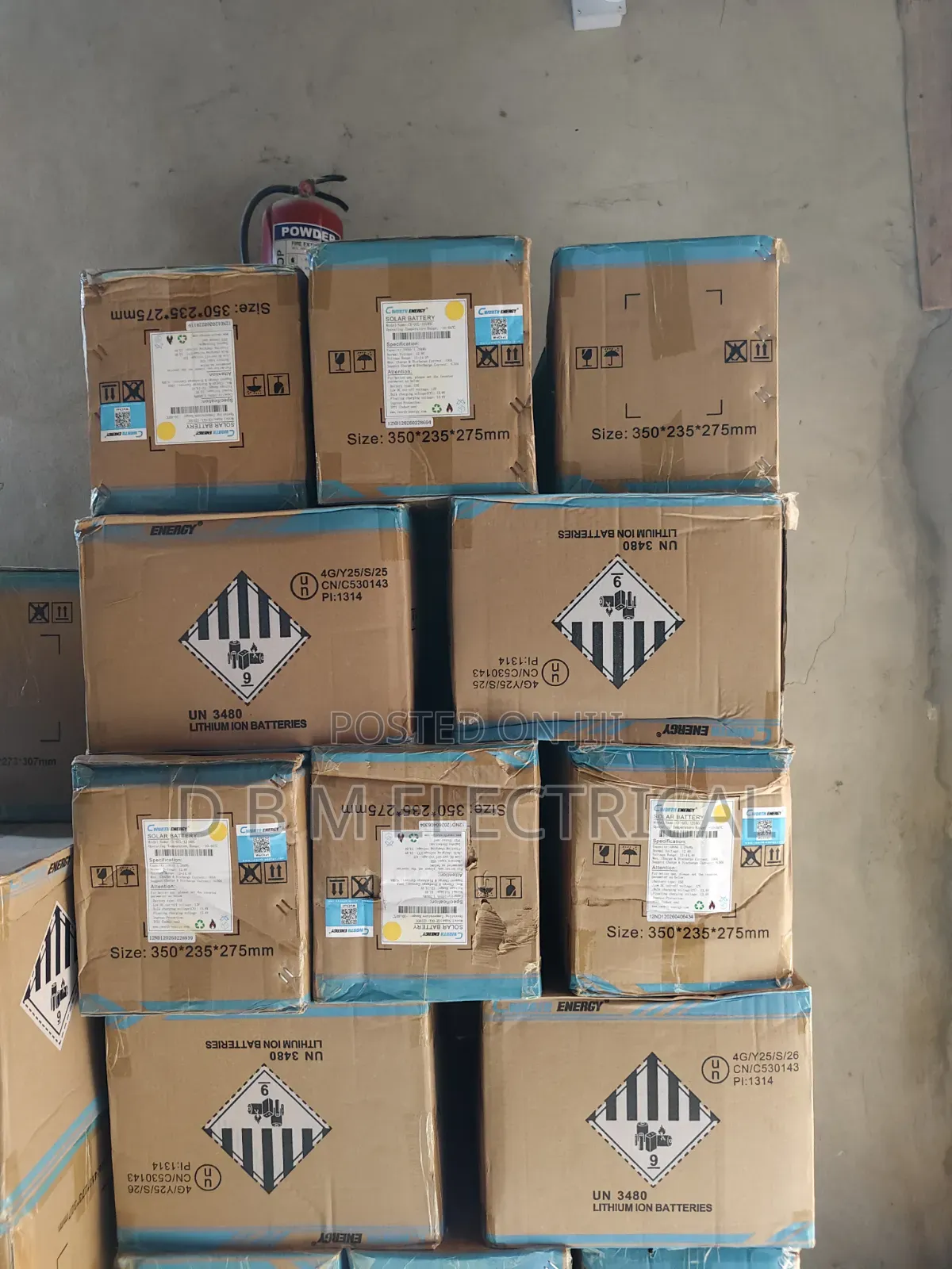 2.56kwh 12v Cworth Solar Lithium Battery