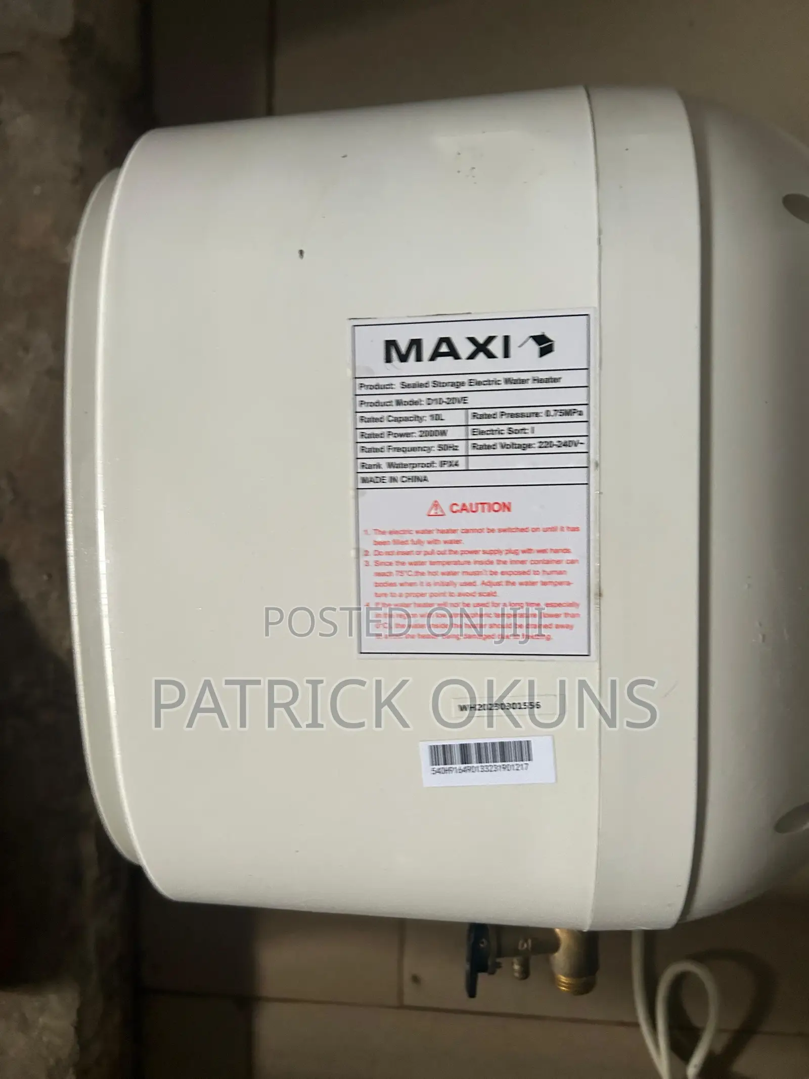 Maxi Water Heater