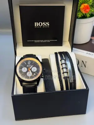 Hugo Boss Quality Men Genuine Leather Wristband