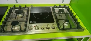 Cliff 4Gas and 1electric Inbuilt Stainless Cooker