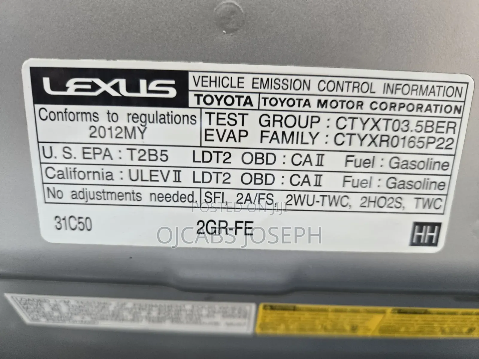 Lexus RX 2012 Silver