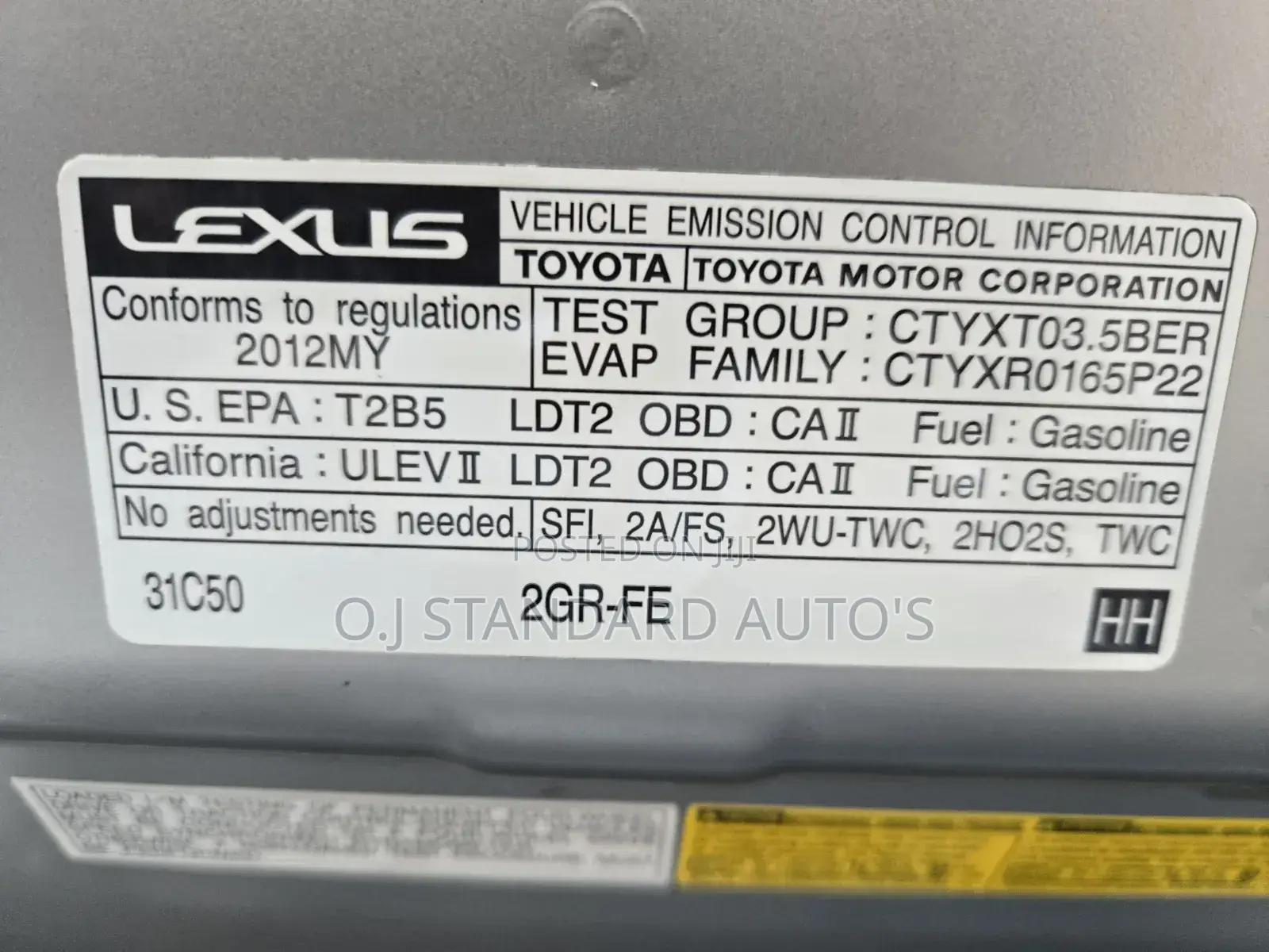 Lexus RX 2012 Silver