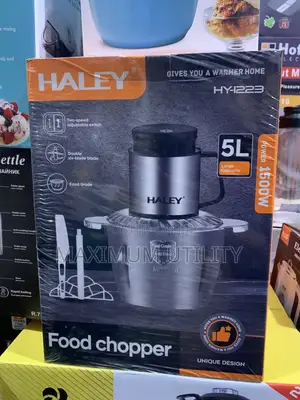 Haley 5 Liters Double Six Blade Stainless Steel Food Chopper