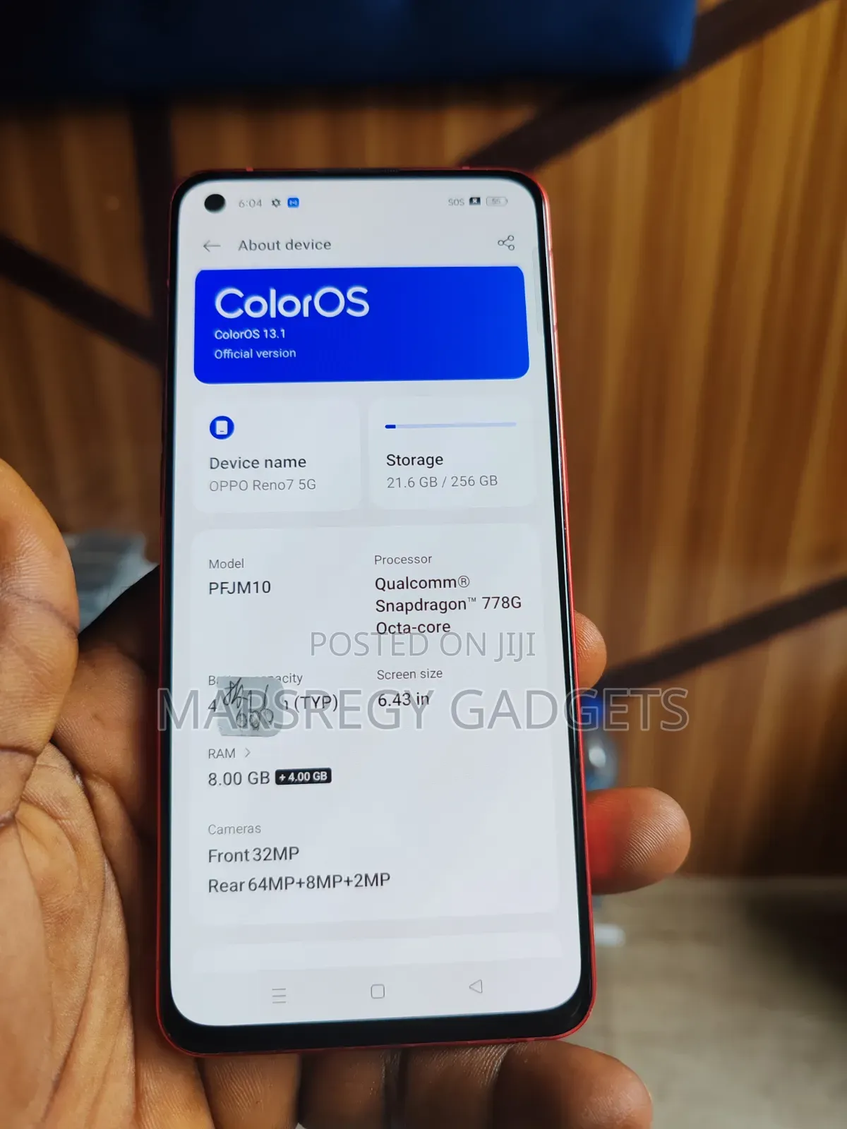 Oppo Reno7 5G 256 GB Orange
