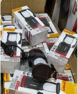 Brand New QASA Solar Rechargeable LED Torch Light & Lantern