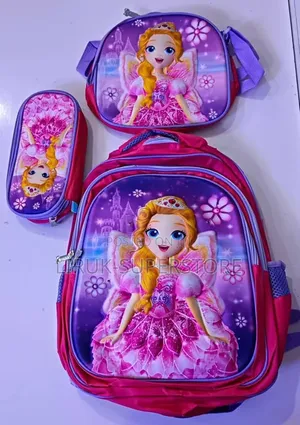 3D Children 3in1 Cartoon Character School Bag