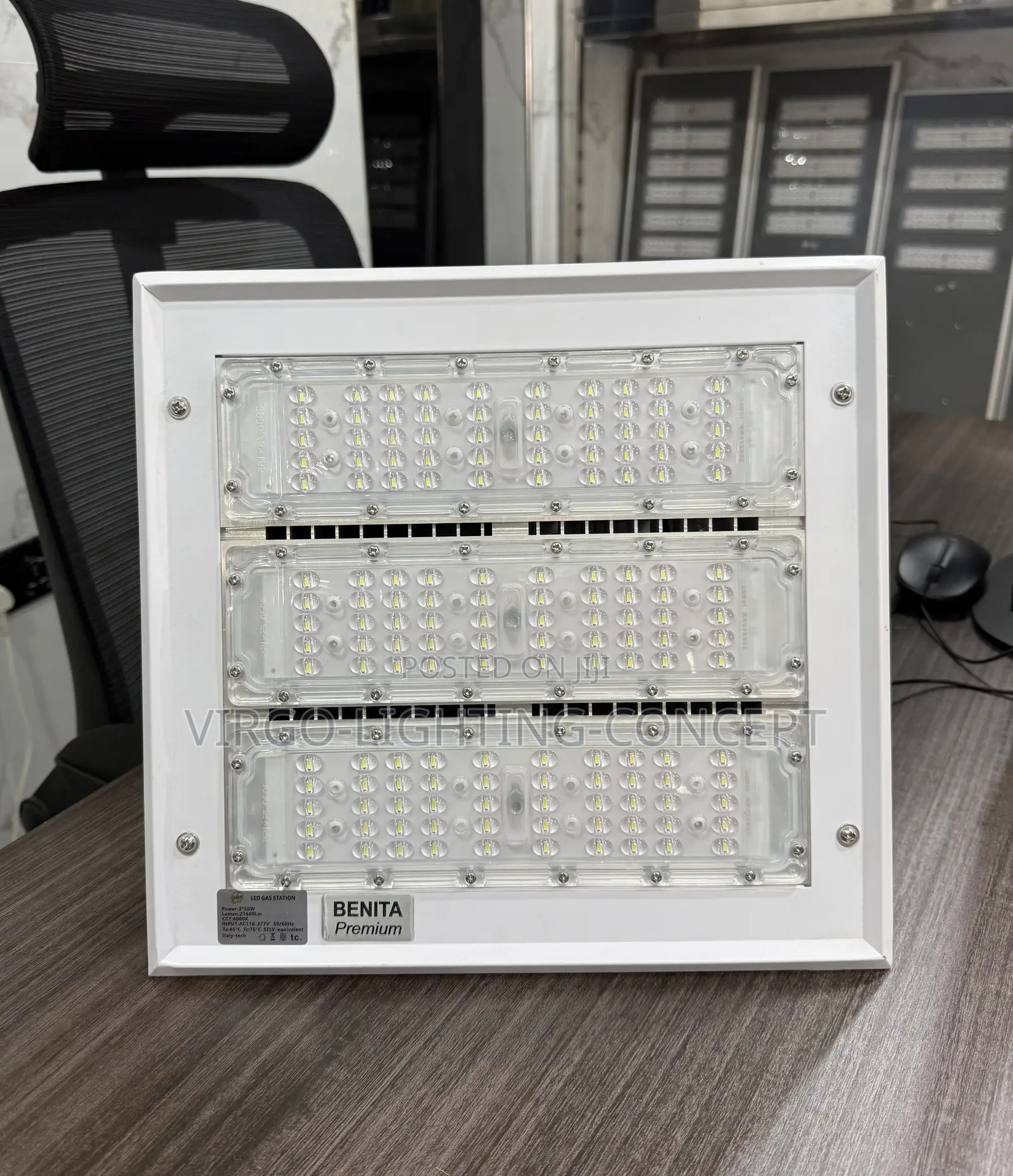 150w Premium LED Gas Station and Canopy