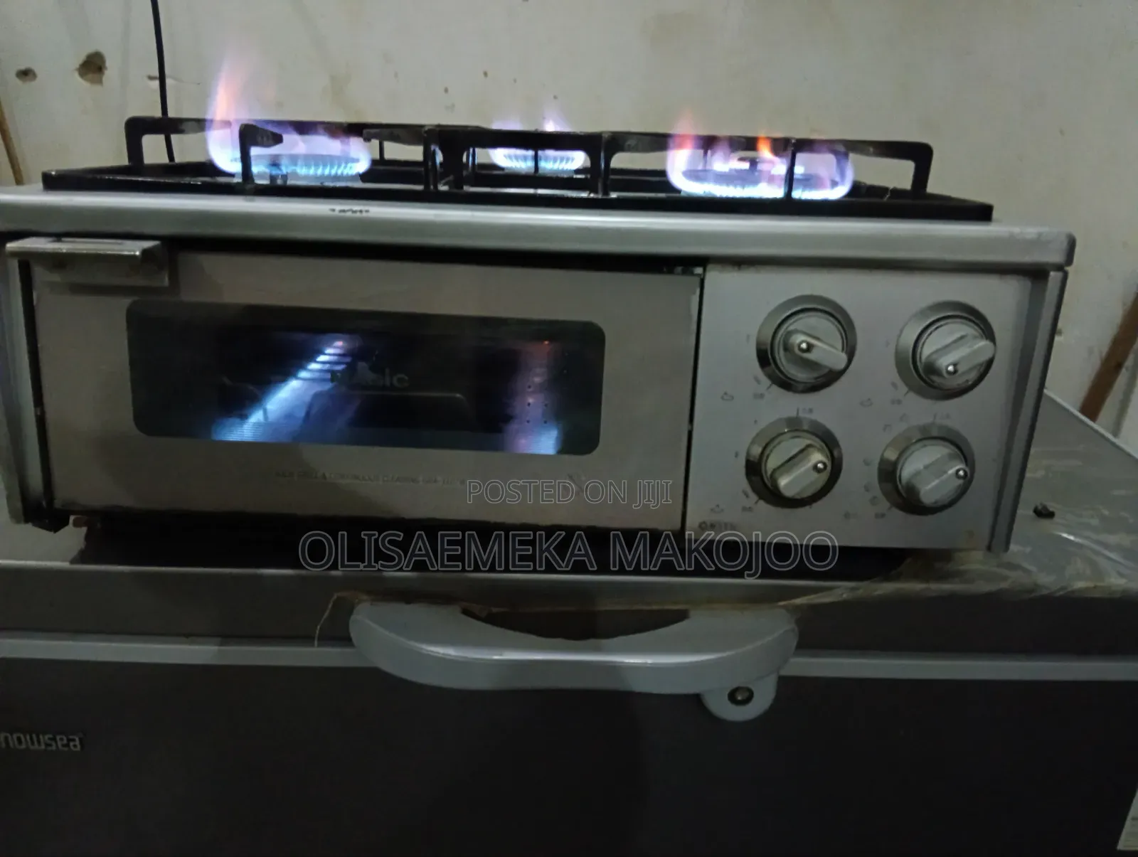 3in1 Table Top Gas With Mini Oven/Grill