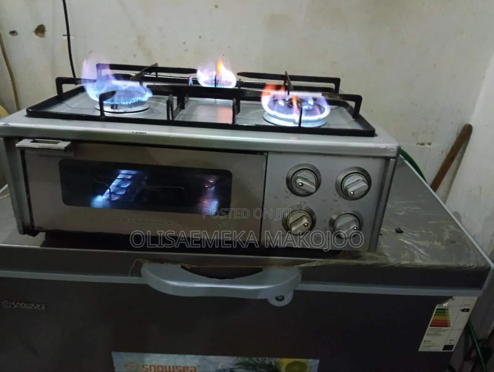 3in1 Table Top Gas With Mini Oven/Grill