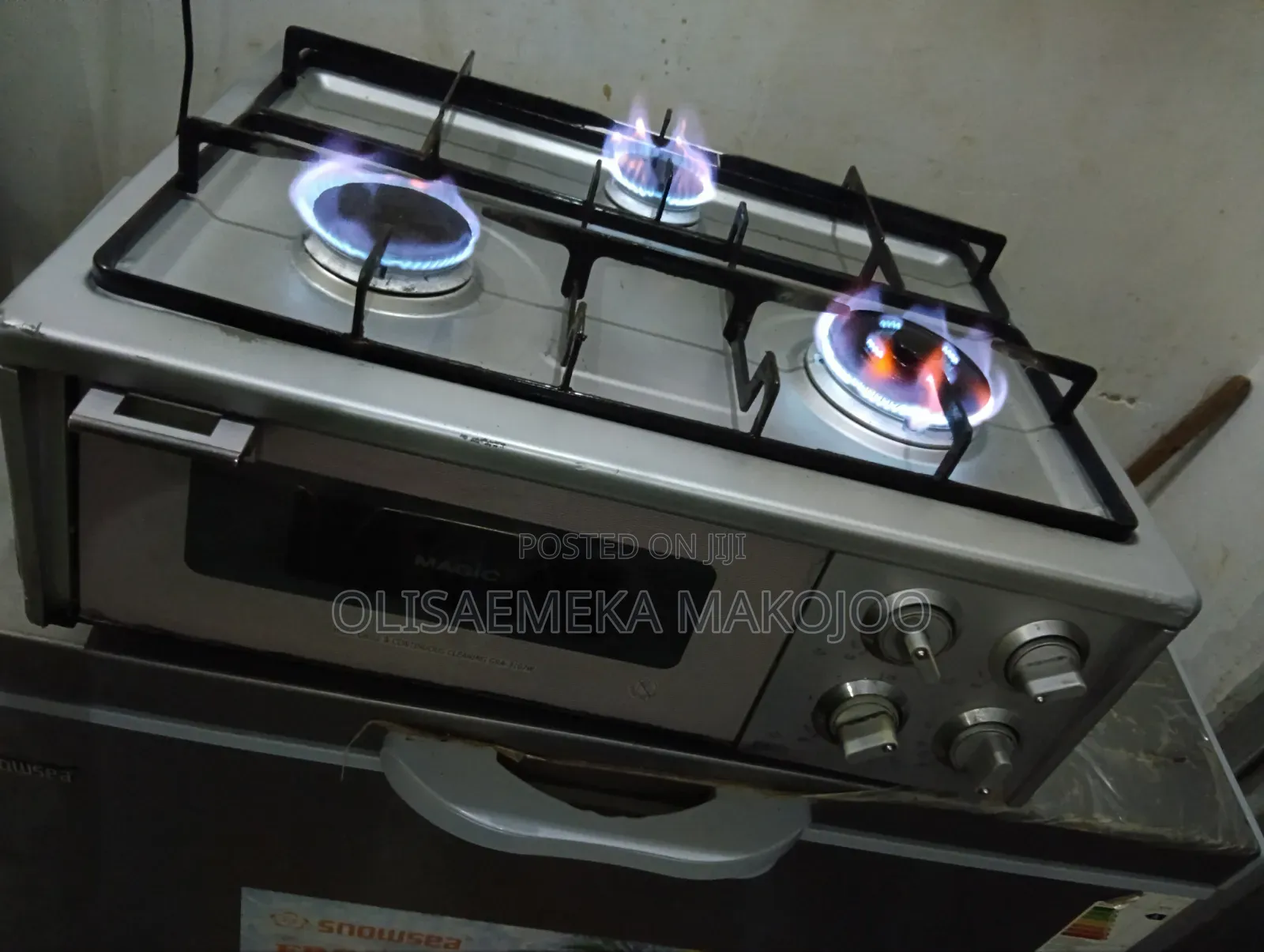 3in1 Table Top Gas With Mini Oven/Grill