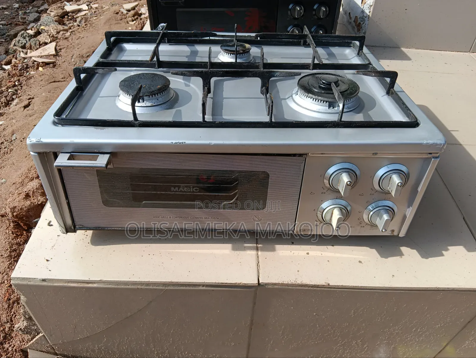 3in1 Table Top Gas With Mini Oven/Grill