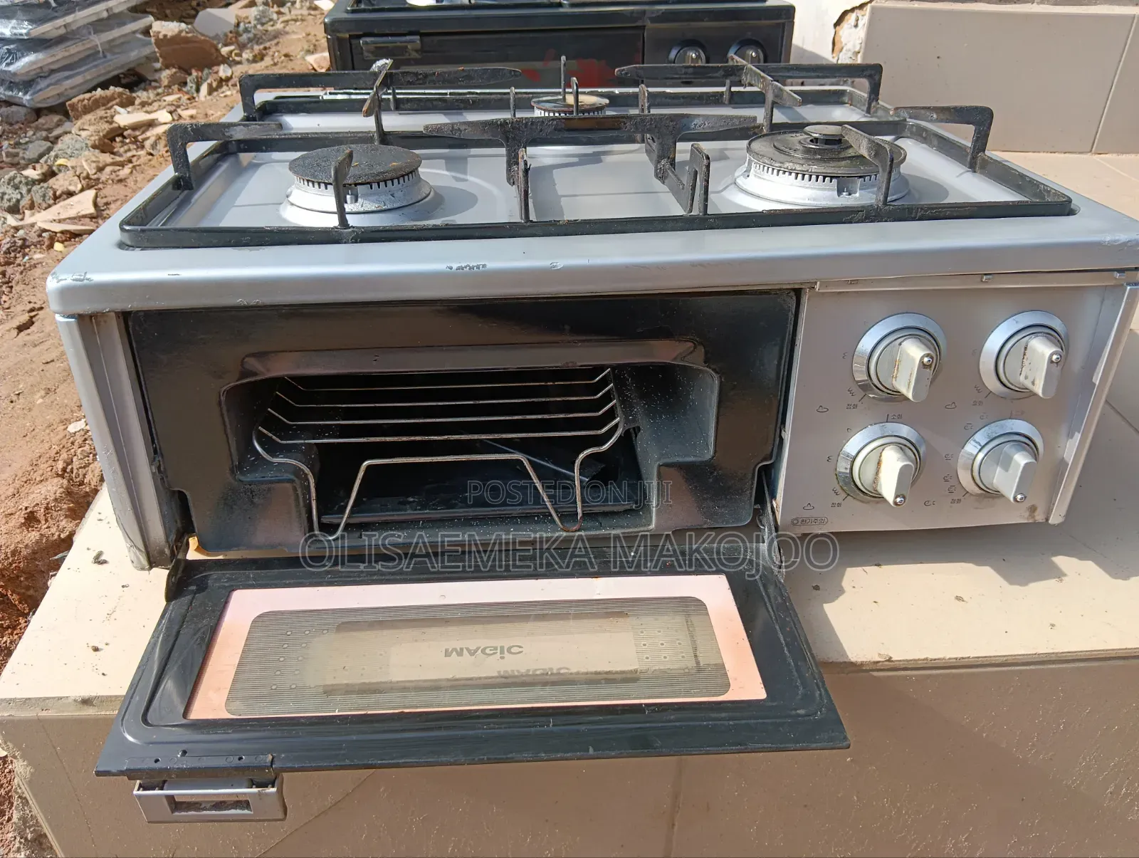 3in1 Table Top Gas With Mini Oven/Grill