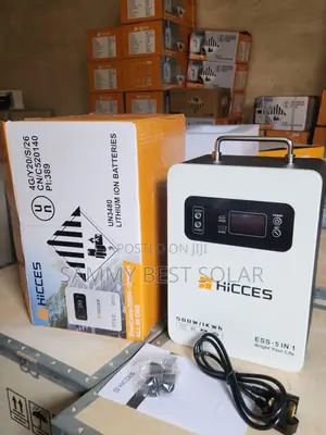 HICCES 1kwh/500watts Capacity Output All in One Solar Generator 💡⚡