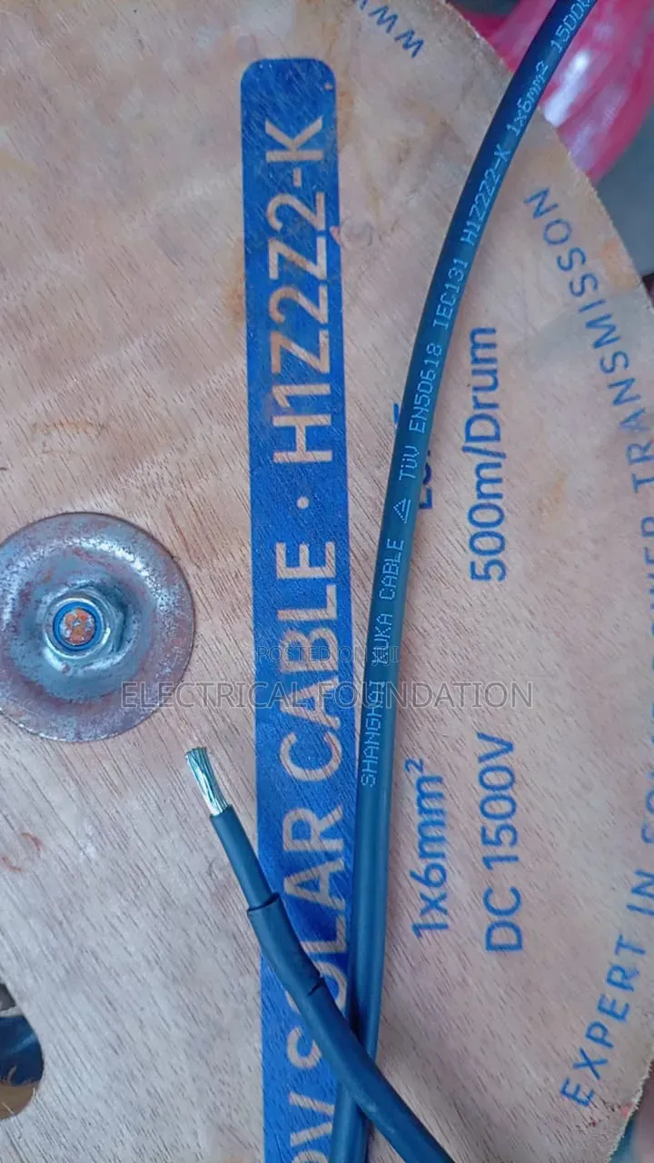 6mm Single Pv Solar Cable