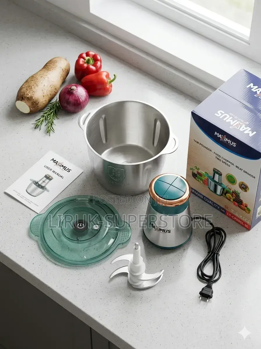 5L Maximus Yam Pounder and Food Processor
