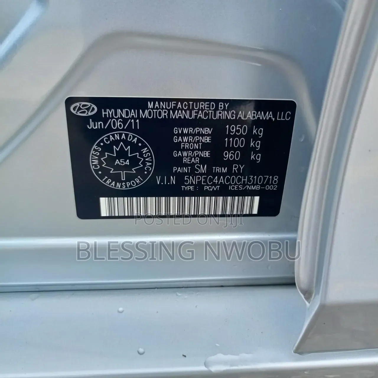 Hyundai Sonata 2013 Silver