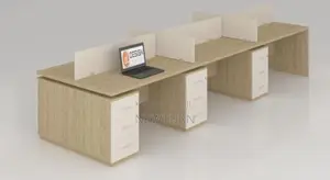 Good Quality of HDF Wooden Workstation.