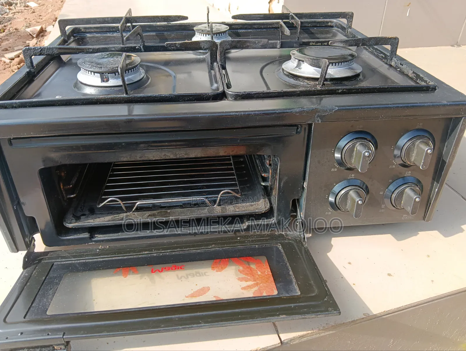 Gas Cooker Table Top With Mini Oven/Grill