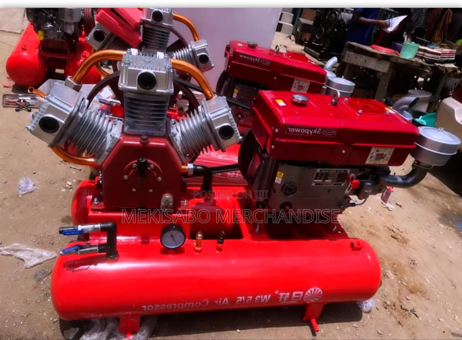 Jackhammer Compressor Double Tank 20hp