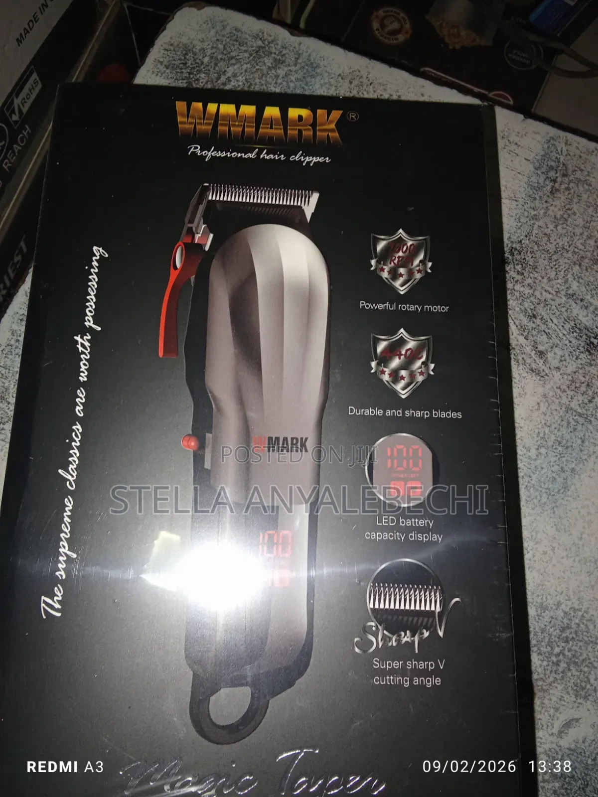 WMARK Professional Hair Clipper