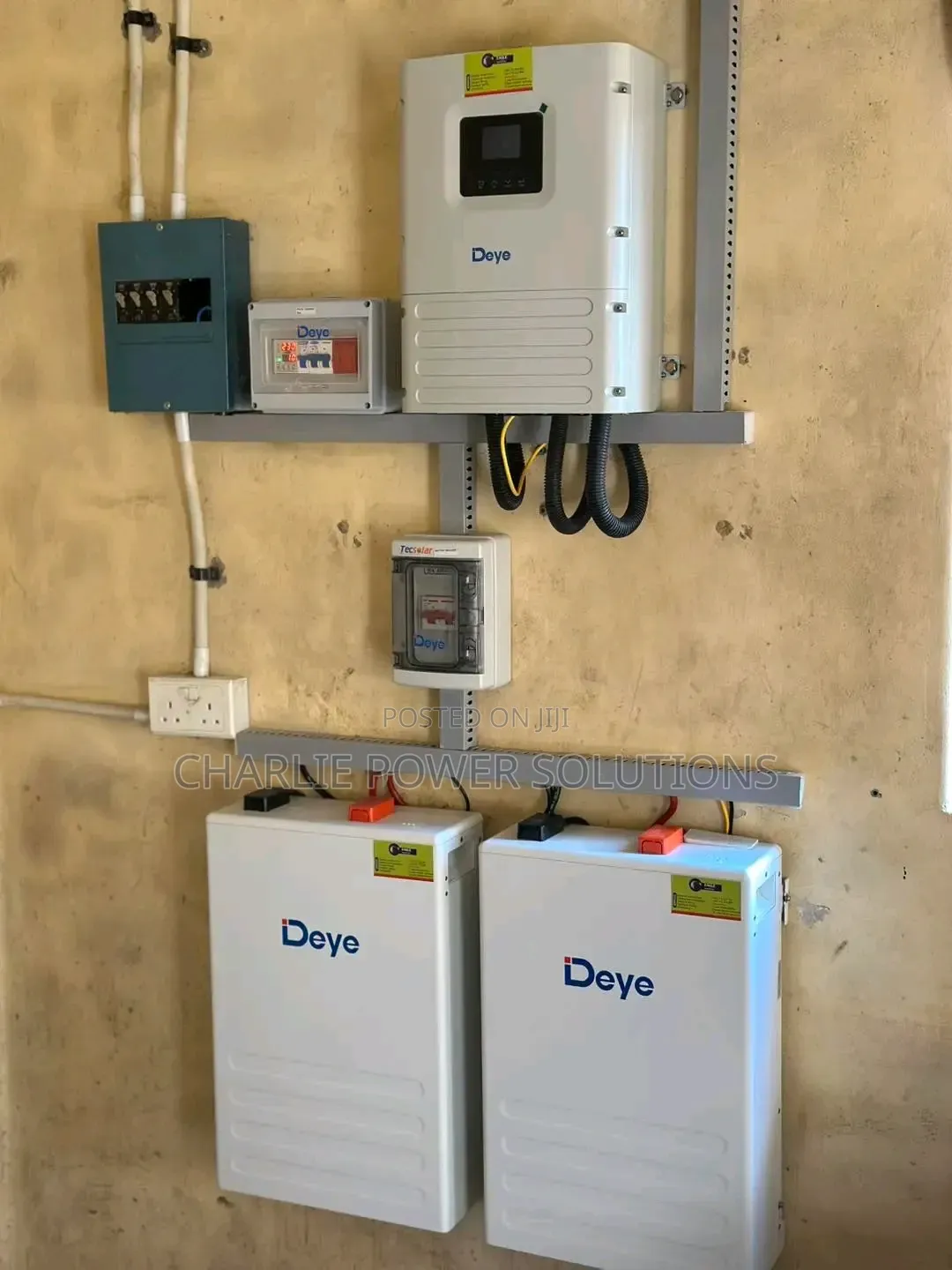 Deye 5kwh Paralleled (10kwh) Lithium Solar System Set-Up