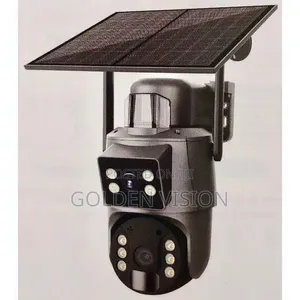 UBOX DualLens Solar PTZ Security Camera With Motion Tracking and Alarm
