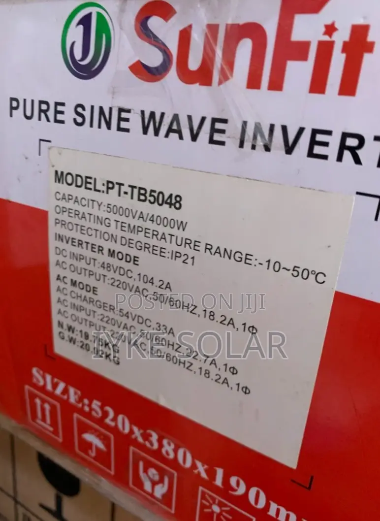 5kva 48v Sunfit Pure Sine Wave Inverter