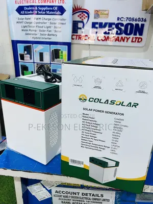 Colasolar 2kwh Solar Generator – 1000w Output