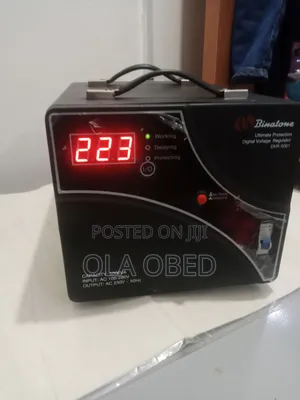 Few Months Used Binatone Digital Stabilizer 5kva