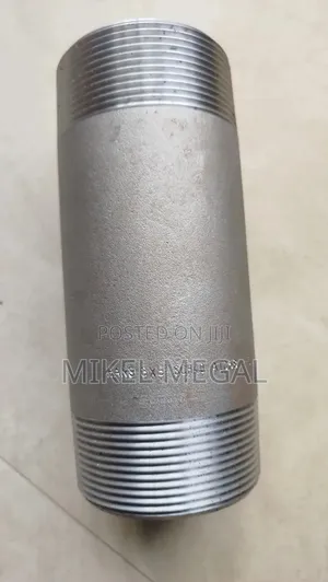 Barrel Nipple 3" X 8” Long Rough Thread