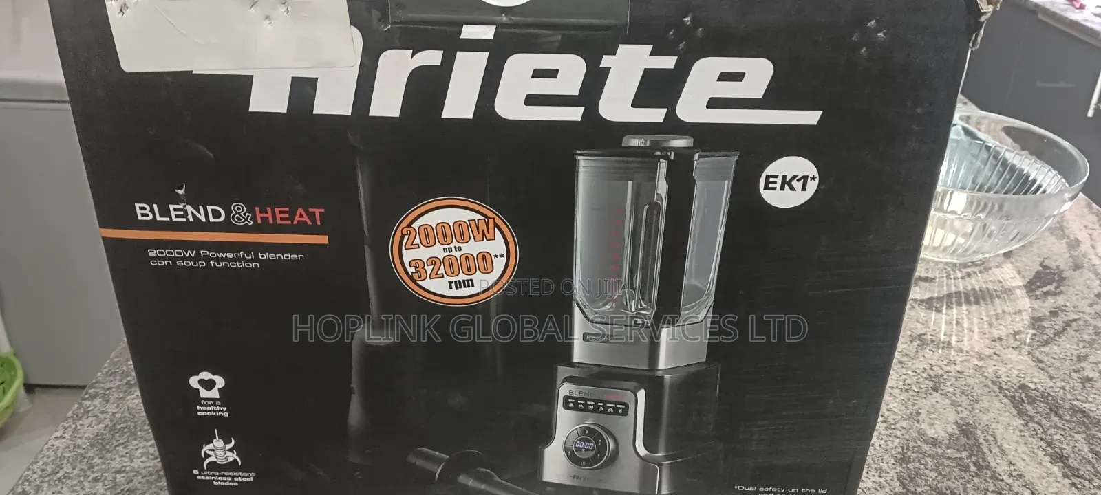 High Quality Ariete Blend & Heat  2000W Powerfut B