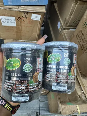 VEET GOLD Coffee and Coconut Body and Face Scrub by 3pcs