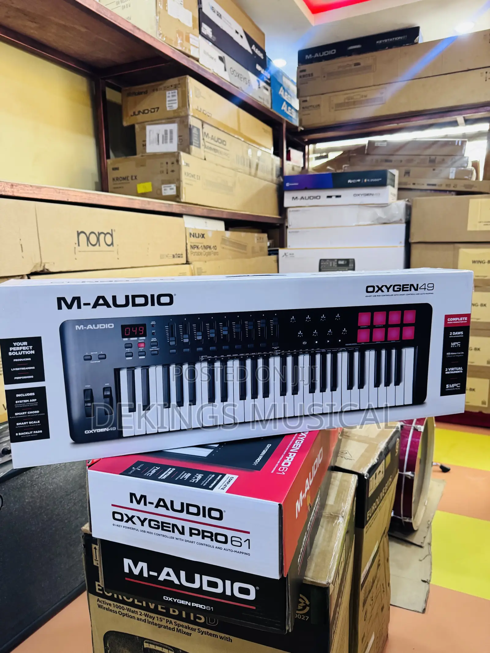 M-Audio Oxygen 49-Key USB MIDI Keyboard Controller