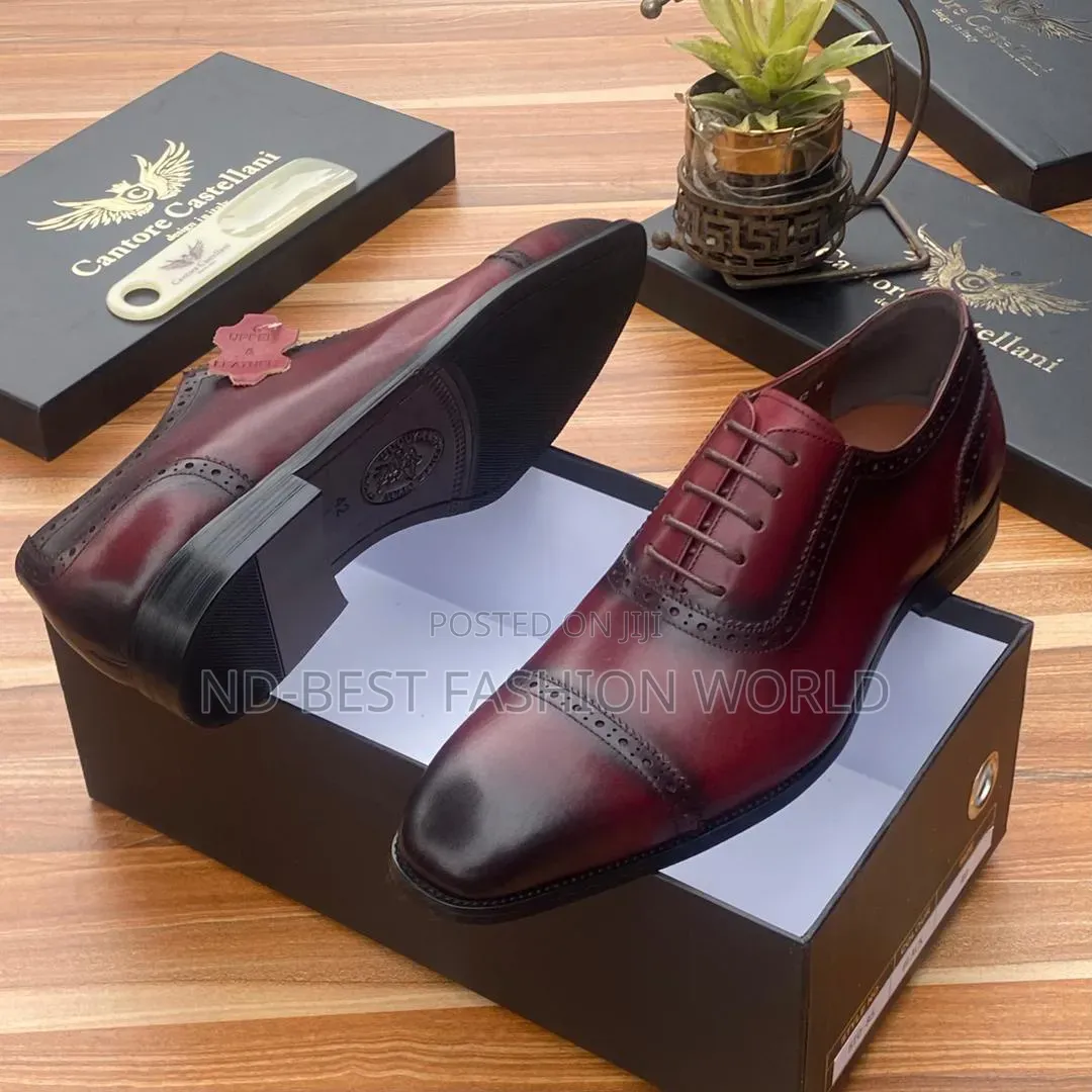 Brown Leather Italian Shoes