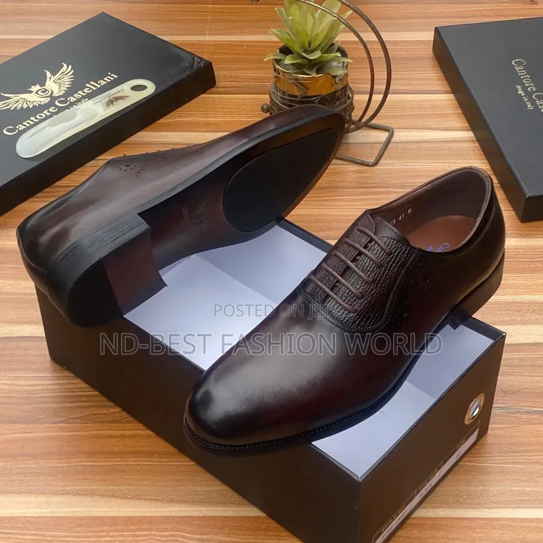 Brown Leather Italian Shoes